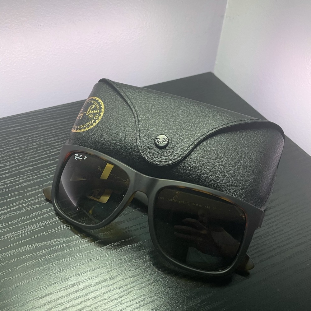 NWT Ray-Ban JUSTIN RB4165 Polarized Sunglasses